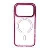 iPhone 17 Pro Max / 18 Pro Max ümbris – Frame Clear Hybrid MagSafe – punane