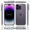 JP Priehľadný obal, iPhone 15 Pro Max