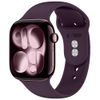 Tech-Protect Silicone kellarihm Apple Watch 8 / 9 / 10 / 11 / 12 / SE / Ultra (44 / 45 / 46 / 49 mm) – tumelilla