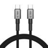 Tech-Protect UltraBoost DNA kábel USB-C, PD100W/5A, 1m, sivý