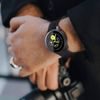 Puzdro 2v1 so sklom pre Samsung Galaxy Watch Active 2, 40 mm, čierne