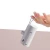 Powerbanka PlugOn Lightning s USB-C kabelem, 5000 mAh, QC, černá