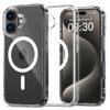Tech-Protect Flexair Hybrid z MagSafe, iPhone 16, prozoren