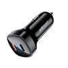 Acefast avto polnilnik 66 W USB-C / USB, PPS, Power Delivery, Quick Charge 4.0, AFC, FCP, črn (B4 black)