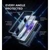 Dexnor 360 Kickstand táborvédő borító Samsung Galaxy A35, kék