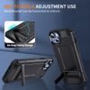 Techsuit Hybrid Armor Kickstand, iPhone 13, crni