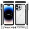 JP Defense360 obal, iPhone 15 Pro Max, čierny