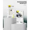 Dudao K14+ powerbanka ar iebūvētiem kabeļiem 20000mAh 22.5W – balta