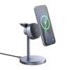 Mcdodo Kabellose Ladestation 3-in-1 (CH-2460) für Apple - 22,5W Qi2 Wireless Charger mit magnetischer Halterung - Grau