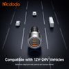 Mcdodo KFZ-Ladegerät CC-3110 für Auto - 2x USB-C / USB - 90W Schnellladegerät - 12-24V - Schwarz