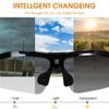 West Biking Polarisierte Sportbrille für Radfahren - UV-Schutz Fahrradbrille mit photochromatischen Gläsern - Schwarz