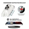 JP MagFit MagSafe Θήκη με Πιστοποίηση 3M SGS, iPhone 16 Pro, Διάφανη