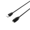 FIXED USB-C töltőkábel Garmin Forerunner / Fenix / Venu / Vívoactive / Instinct készülékekhez, 2m, fekete