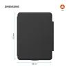 Tok USB-C billentyűzettel FIXED Typee Enduro tabletre, Apple iPad Pro 11 2018 / 2020 / 2021 / 2022, iPad Air 4 10.9 2020 / Air 5 10.9 2022 / Air 6 11 2024 / Air 7 11 2025 / Air 8 11 2026, CZ, fekete