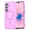 Techsuit HaloFrost II MagSafe Schutzhülle für Samsung Galaxy A27 5G - Magnetische Handyhülle mit Stoßschutz - Rosa