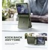 Samsung Galaxy Z Flip 8 aizsargvāciņš – Dexnor 360 ar statīvu – zaļš