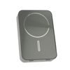 Μεταλλική Ασύρματη Powerbank MagSafe με Βάση, 10000mAh, PD20W, Γκρι