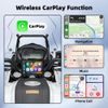 5" Motorfiets Display met Draadloze Apple CarPlay, Android Auto + DVR Camera's
