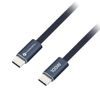 Cablu Forcell F-Energy USB-C - USB-C, QC4.0, PD, 5A, 100W, 1,2 m, albastru