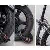 Rockbros RKS507-1BK Zámok na bicykel, 1,8 m, čierny