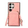 Θήκη Crossbody, Samsung Galaxy S25 Ultra, ροζ