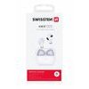 Swissten miniPODS TWS bezdrátová sluchátka Bluetooth, bílá