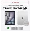 Dexnor 360 Kickstand Hülle für iPad Air 13 2024, Rosa