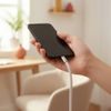 Cablu Forcell F-Energy USB-C - USB-C, QC4.0, PD, 5A, 100W, 1,2 m, alb