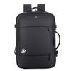 JP Rucksack B09 - Multifunktionaler Tagesrucksack 45x31x22-26 cm - Schwarz