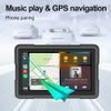 7" Motociklistički zaslon s bežičnim CarPlay i Android Auto, s GPS-om, TPMS-om i dvije kamere (1080P)