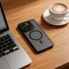 Tech-Protect MagMat Schutzhülle für Motorola Edge 70 Fusion / Fusion Plus 5G - MagSafe kompatibel - Schwarz Matt