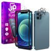 JP Mega Pack Tvrzených skel, 3 skla na telefon s aplikátorem + 2 skla na čočku, iPhone 12 Mini