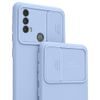 Husă Nexeri cu capac pentru cameră, Samsung Galaxy M23 5G, albastru deschis