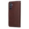 Samsung Galaxy A18 ümbris – Magnet Case nahkümbris – pruun