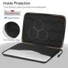 Θήκη laptop Tech-Protect Hardpouch 13–14", μαύρη / πορτοκαλί