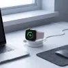 Tech-Protect A55 2-in-1 MagSafe juhtmevaba laadija 25W Qi2.2 – valge