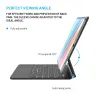 Tok vezeték nélküli billentyűzettel FIXED Typee tablethez, Apple iPad Pro 11 2018 / 2020 / 2021 / 2022, iPad Air 4 10.9 2020 / Air 5 10.9 2022 / Air 6 11 2024 / Air 7 11 2025 / Air 8 11 2026, CZ, fekete