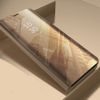 Clear view zlaté pouzdro na telefon Samsung Galaxy A33 5G