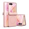 Tech-Protect Kevlar Aura MagSafe Schutzhülle für Samsung Galaxy Z Flip 8 - Extrem Robust mit Ständer - Rosa