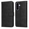 Magnet Schutzhülle für Samsung Galaxy A27 - Elegantes Leder Case mit Magnetverschluss - Schwarz