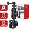 Motoros sportkamera tartó 360°, fekete