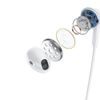 Dudao Magnetic Suction vezeték nélküli fülhallgató, fehér (U5B)