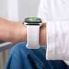 Tech-Protect silikoonrihm Apple Watch 8 / 9 / 10 / 11 / 12 / SE / Ultra (40 / 41 / 42 mm) – valge