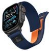 Tech-Protect Nylon Elite Apple Watch 8 / 9 / 10 / 11 / 12 / SE / Ultra (44 / 45 / 46 / 49) mm, modro-oranžový
