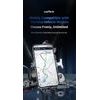 LanParte UBA-MC Motorrad Handyhalterung mit 15W kabellosem Laden - Smartphone Halterung mit Vibrationsdämpfung