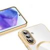 Tech-Protect MagFlex MagSafe Hülle für Samsung Galaxy A27 5G - Magnetische Schutzhülle mit transparenter Rückseite - Glänzend Gold