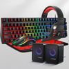 T-WOLF TF850 RGB Gaming Set 5in1 (Tastatur, Maus, Headset, Mauspad + Lautsprecher)