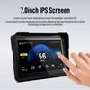 7" Motociklistički zaslon s bežičnim CarPlay i Android Auto, dualnom Full HD kamerom i brzootpusnim nosačem