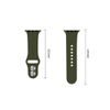 Tech-Protect Silicone rihm Apple Watch 8 / 9 / 10 / 11 / 12 / SE / Ultra (44 / 45 / 46 / 49 mm) – oliivroheline