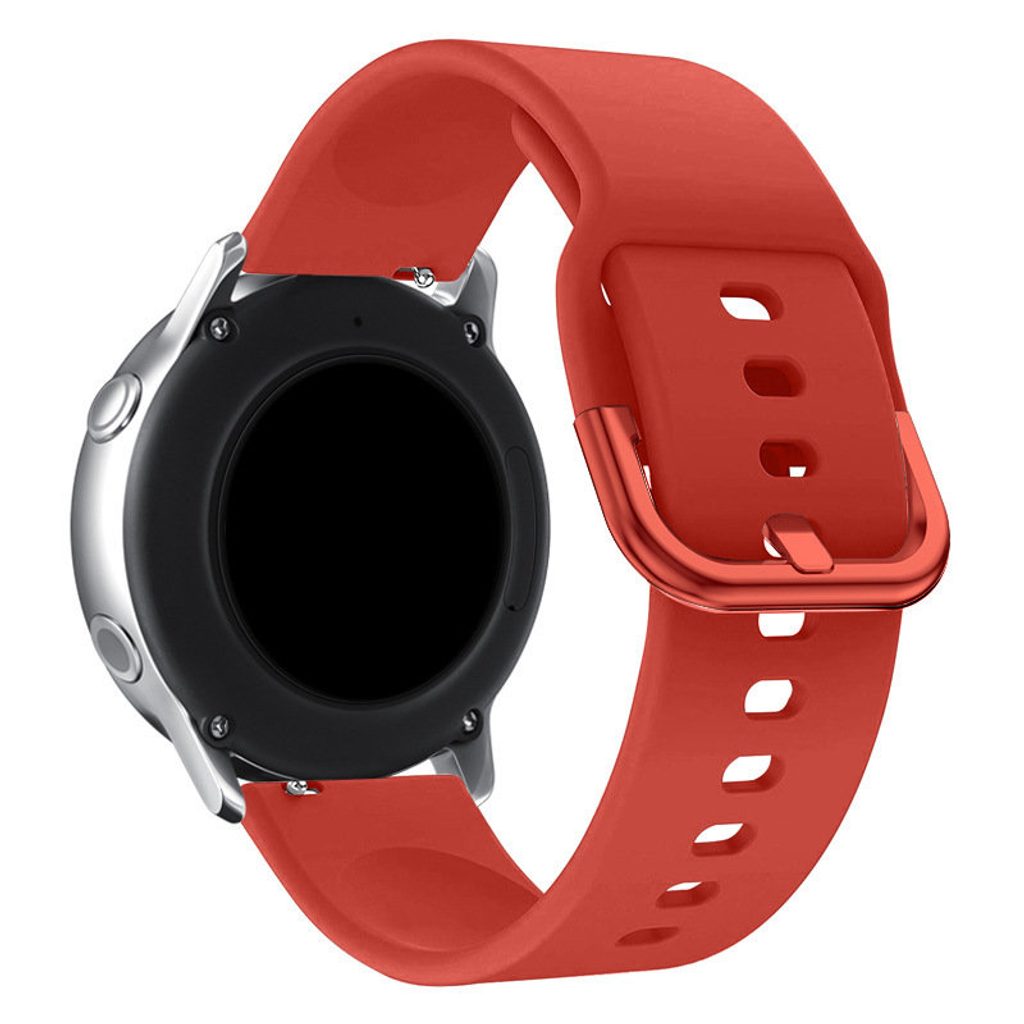 Silikónový remienok TYS univerzálny pre inteligentné hodinky (22 mm),  červený | Tvrdeneskla.eu